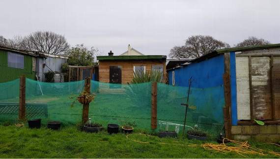 The site at Metherell where Katie Bolton and her family have made a home