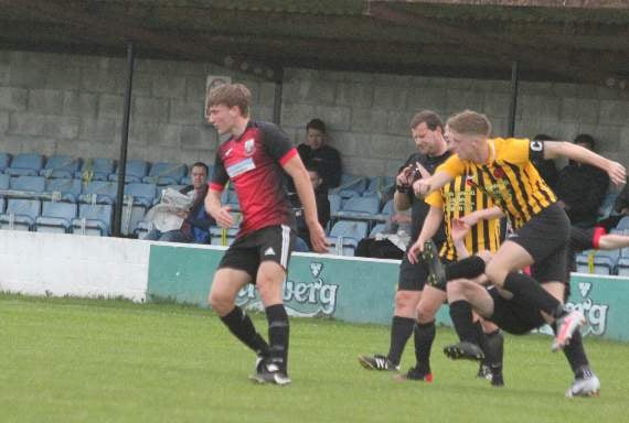 Altarnun skipper Sam Wade clears his lines.