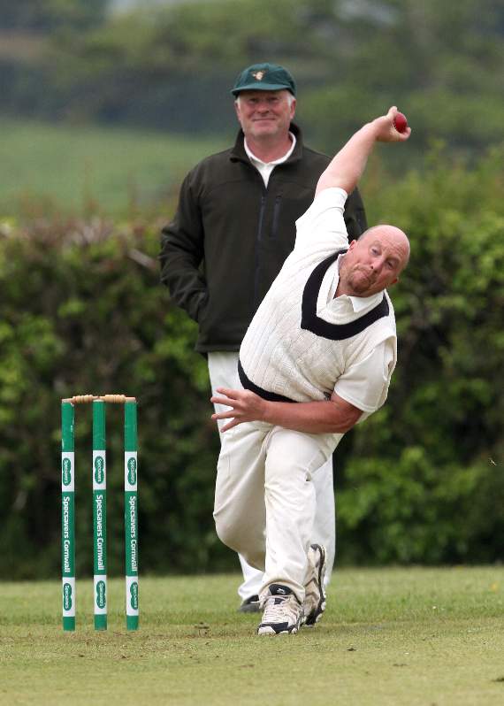 Callington thirds skipper Ross Braund against Boconnoc.