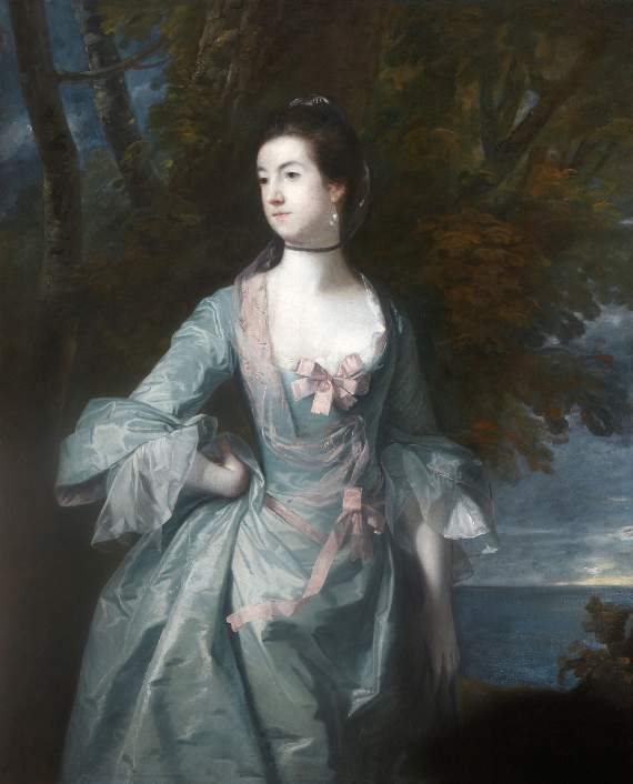 Lady Anne Bonfoy nee Eliot painted in striking pose by Reynolds in 1755. Picture courtesy of Plymouth Museum and Art Gallery