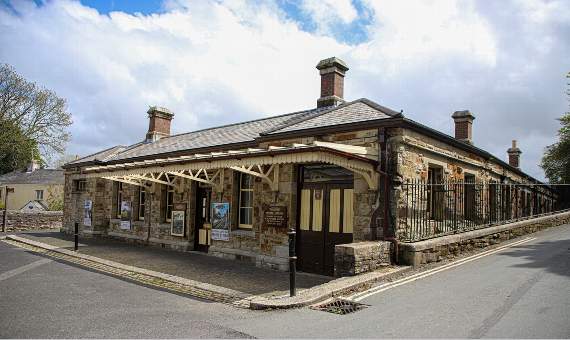 The Tour of Britain first stage finish line and rostrum will be outside the heritage line's Bodmin General station, near Bodmin Keep. Picture: Will Dingle