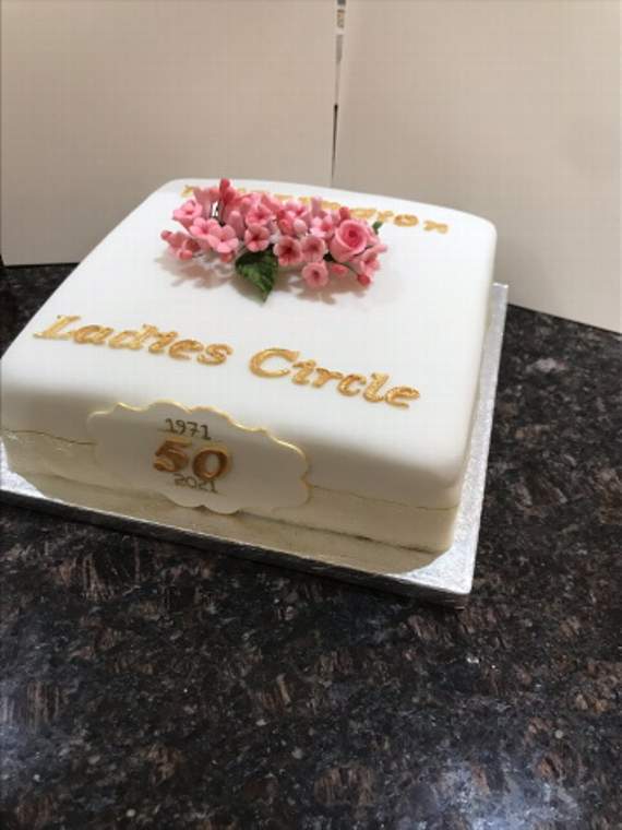 The specially made cake
