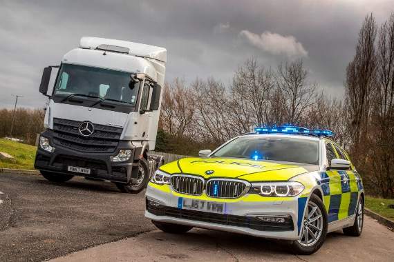 Unmarked police HGVs have been used to snap dangerous behaviour on the motorways
