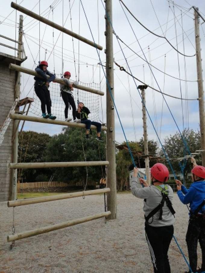 Penhaligan Friends – young people climbing