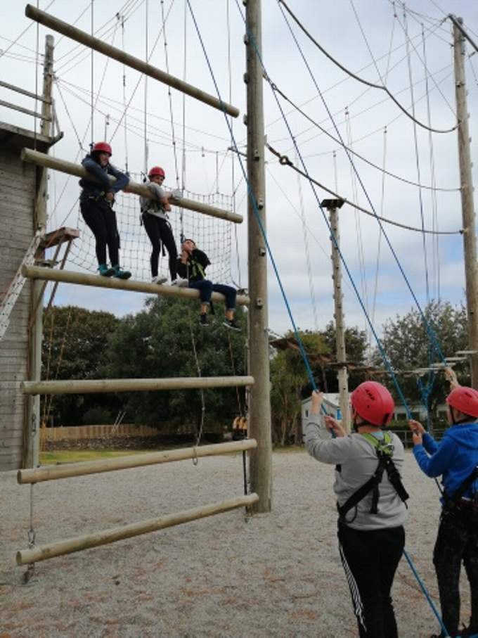 Penhaligan Friends – young people climbing