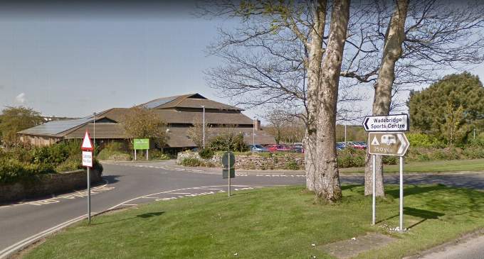 Wadebridge leisure centre is under threat along with the centres at Launceston, Saltash and Falmouth and the hydrotherapy pool at St Austell. Image: Google