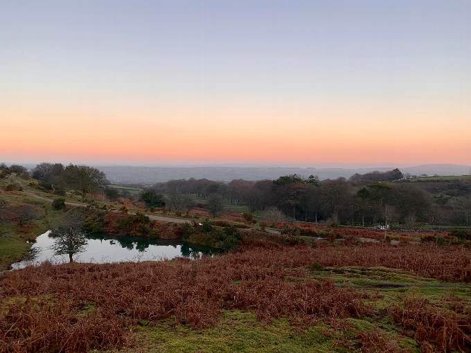 Caradon hill at sunset by Scarlett Hills-Brooks
