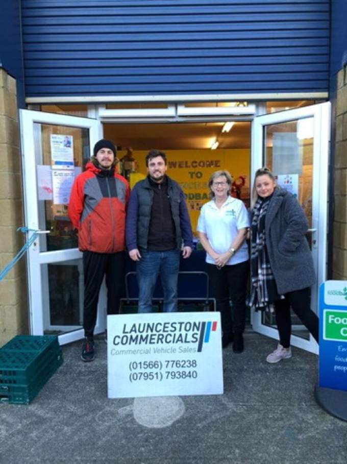 Launceston Commercials provided items for the Christmas hampers