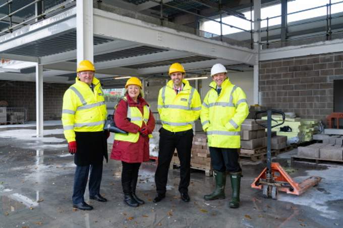 Councillor Stephen Rushworth, Portfolio for Economy at Cornwall Council; Frances Brennan, chair of the LEP’s Employment and Skills Board; Scott Mann, MP for North Cornwall; and Martin Tucker, Truro and Penwith College Principal