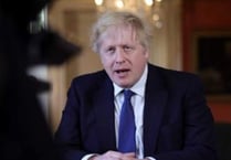 Prime Minister Boris Johnson condemns Russia's invasion of Ukraine, saying we can't allow freedom to be snuffed out