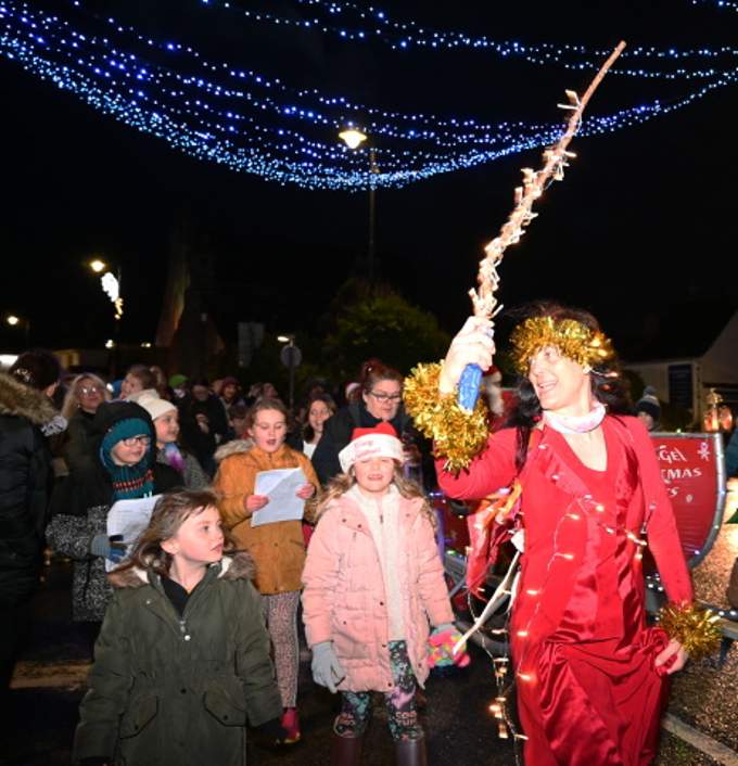 The Tintagel Christmas Fairy works some magic to light up the village for 2021