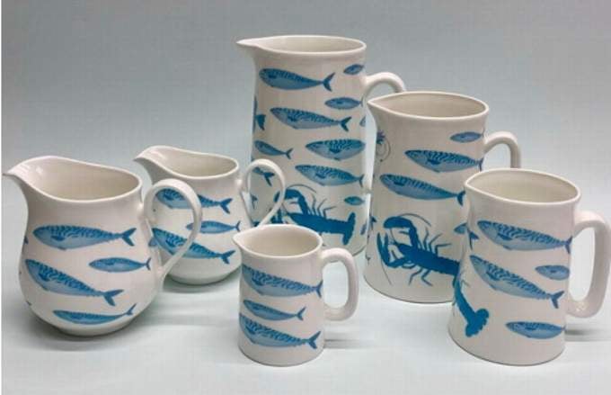 Danka Napiorkowska, based in Delabole, makes an attractive range of decorated Bone China