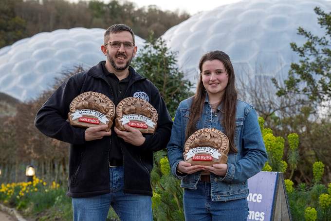 Double winner Andy Heath with his daughter Jodie, who won the Open Savoury Amateur prize.