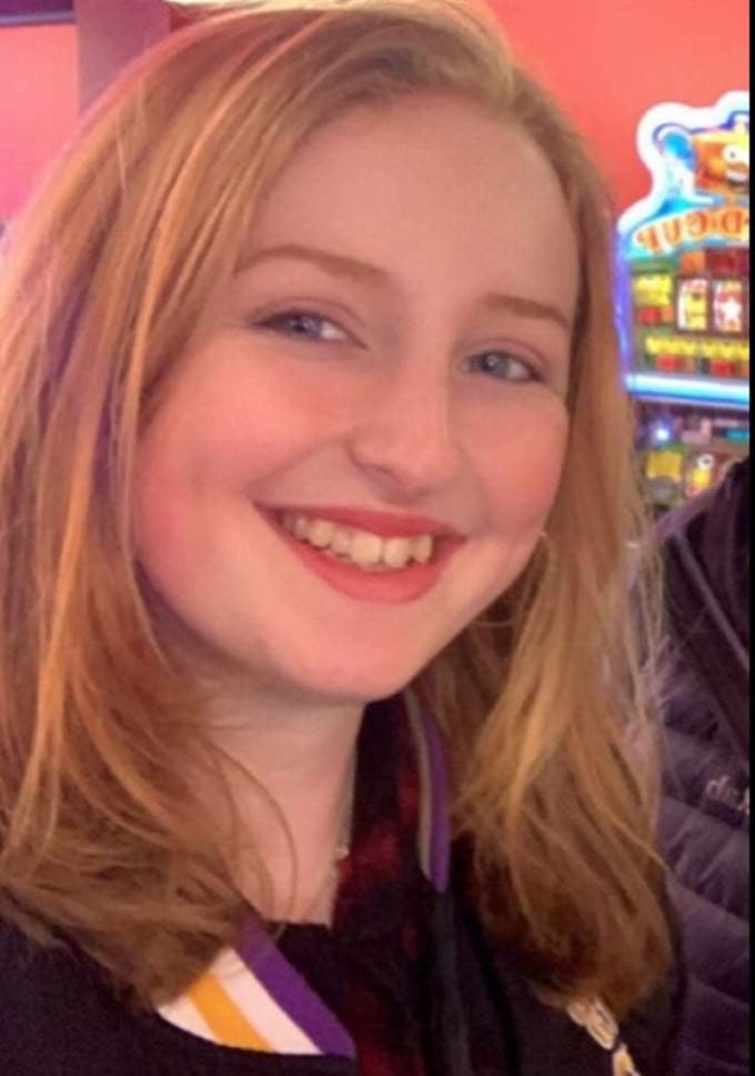 Another photo of missing Sophie Smith of Landrake shared on social media by her family.