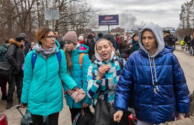 With over two million mainly women and children refugees having fled Russia's invasion of Ukraine, the UK Government has responded to criticism over the slow rate at which it is granting visas for refugees to enter the UK with the new Homes for Ukraine scheme. Picture: 242759086 / Ukraine Refugees © Palinchak | Dreamstime.com