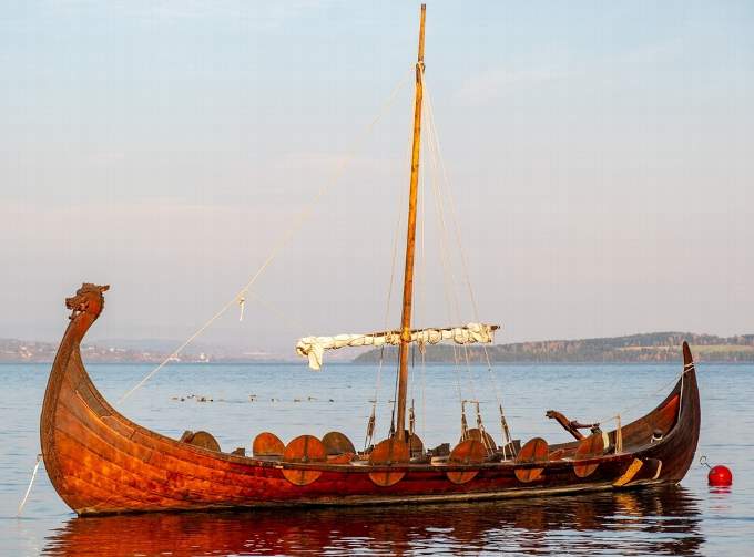 Key to the Vikings' success as raiders and traders were their famous clinker-built and dragon-prowed longships.