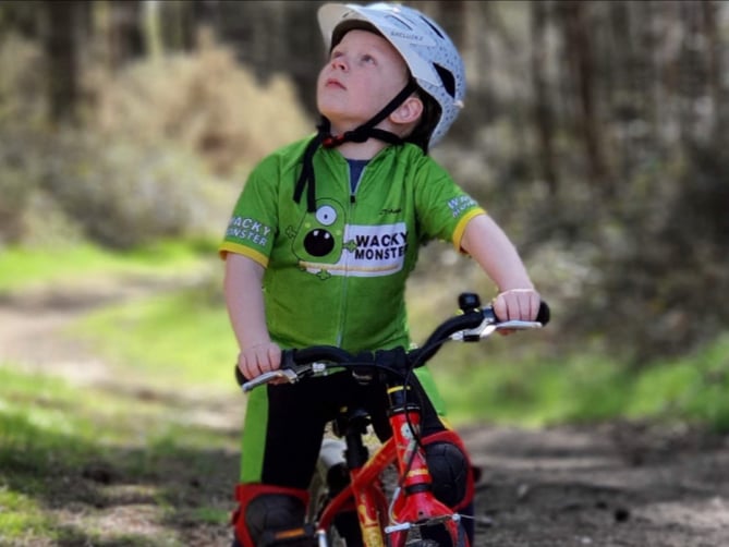 A FIVE-year-old from Grayshott will team up with reality TV star Ashley Cain next month as he takes on a triathlon to raise funds for research into children’s cancers.
Dexter Rees will swim 20 lengths in the pool at Whitehill Leisure Centre, walk five miles at Virginia Water, and cycle ten miles in Greatham over two days in early April.
He is doing it in aid of MTV star and former professional footballer Ashley’s charity the Azaylia Foundation – and will be joined by Ashley himself for the cycle