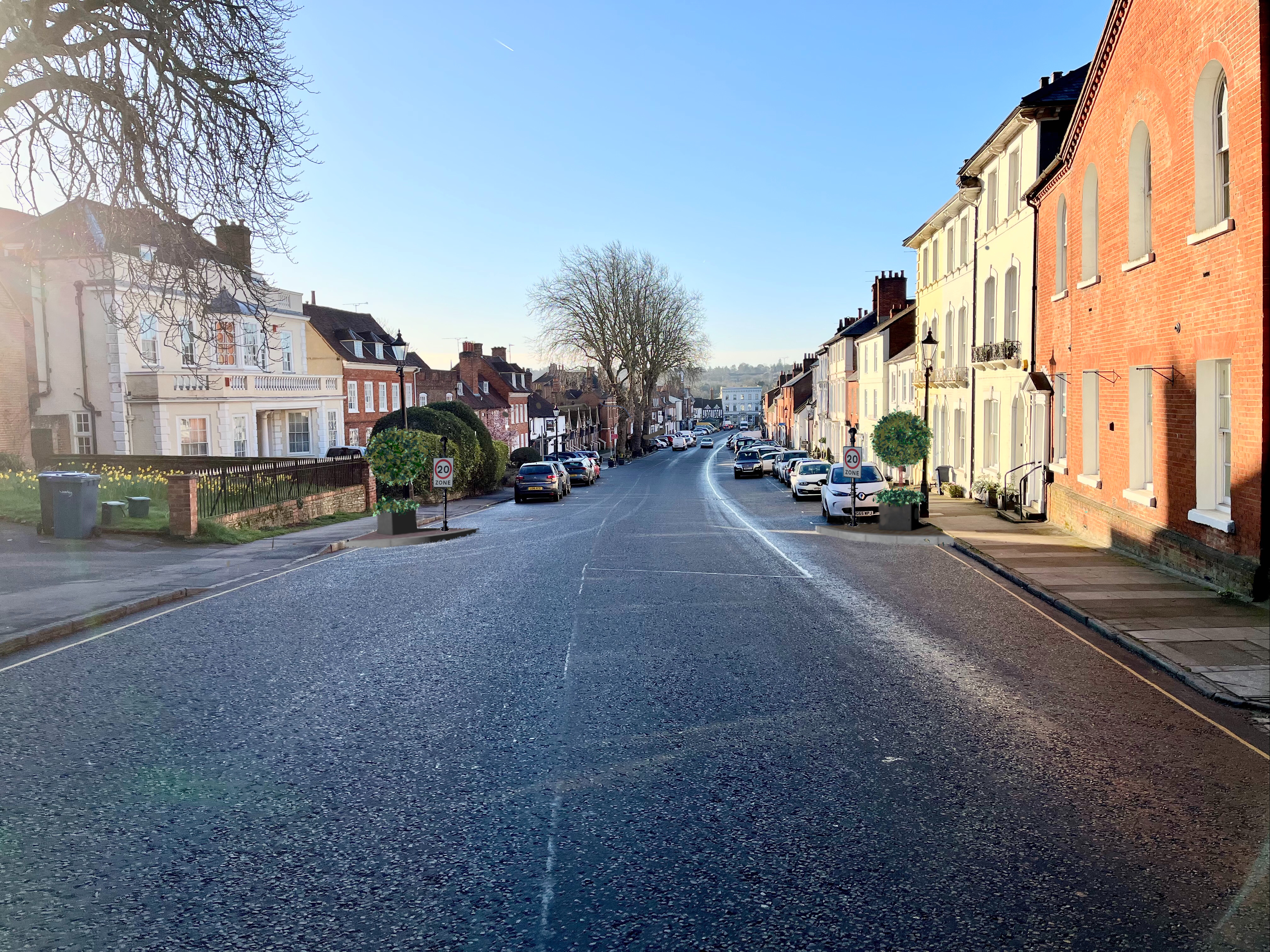 <p>Councillors also rejected Surrey County Council’s proposed 20mph limit ‘gateway’ signs in Castle Street last Thursday – instead recommending an alternative cast iron post design by Cllr George Hesse (pictured)</p>
