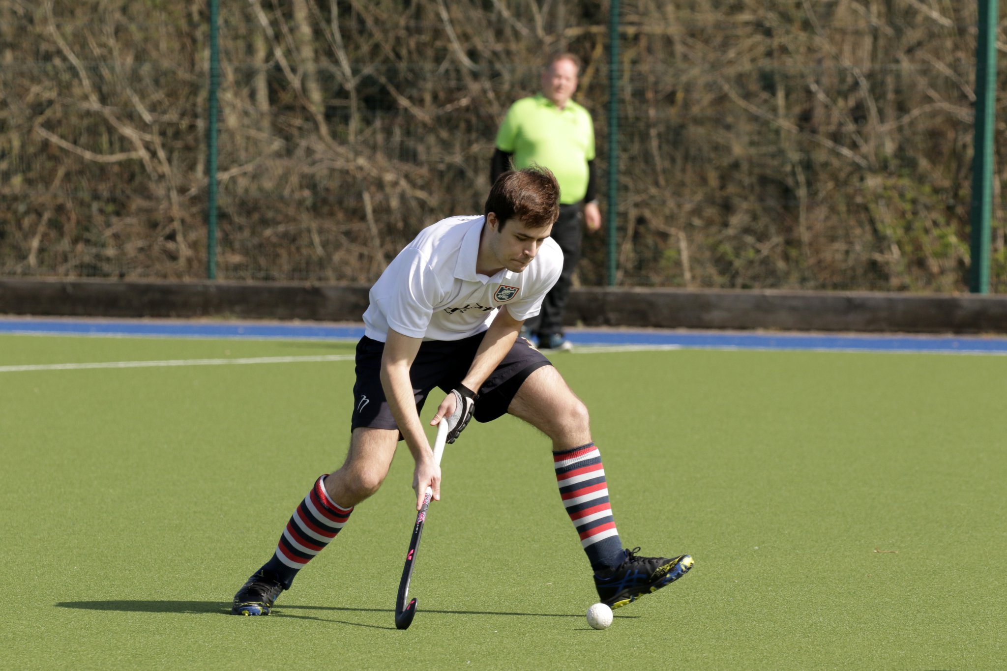 Jonny Groves slots the first goal past the keeper