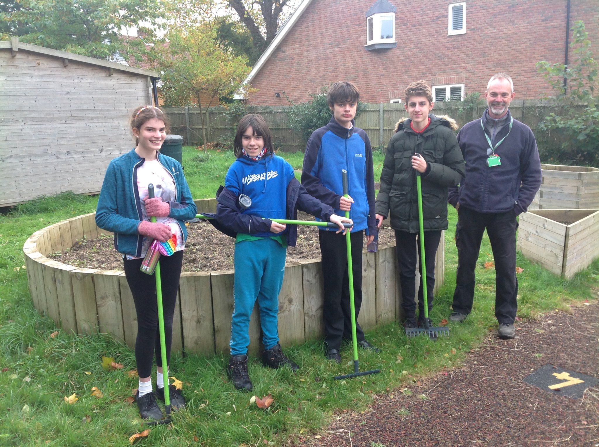Students work on a number of horticulture projects in the school grounds towards ASDAN accreditation