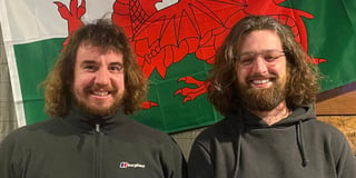 Mind games: Pair’s hairy stunt raises £7K for charity