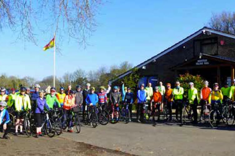 Cycling UK North Hampshire’s annual Phil Hampton Memorial Ride 2022.