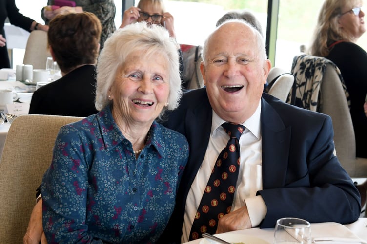 Riding for the Disabled lunch at the Comis Hotel - pictured is Val and Brian Partington