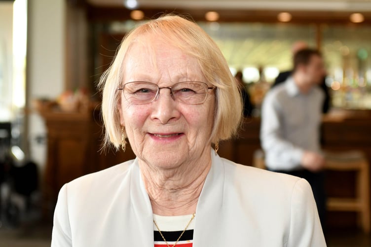 Riding for the Disabled lunch at the Comis Hotel - pictured is chair Joan Waters