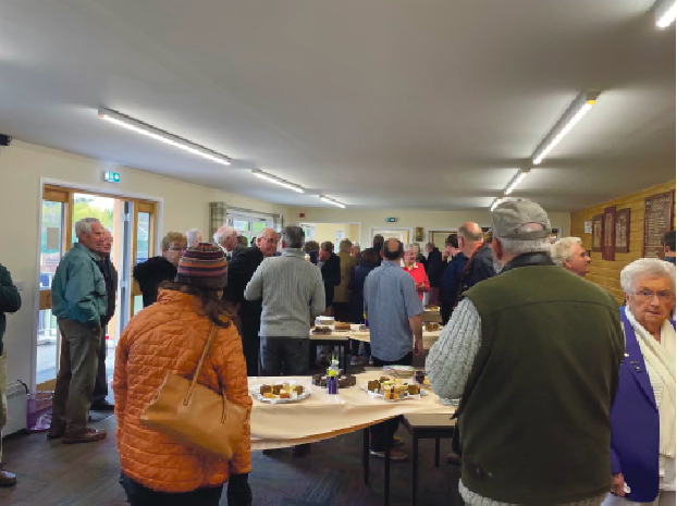 Hay Bowls club enjoying the event