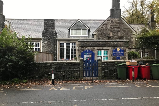 The primary school in Gulworthy.