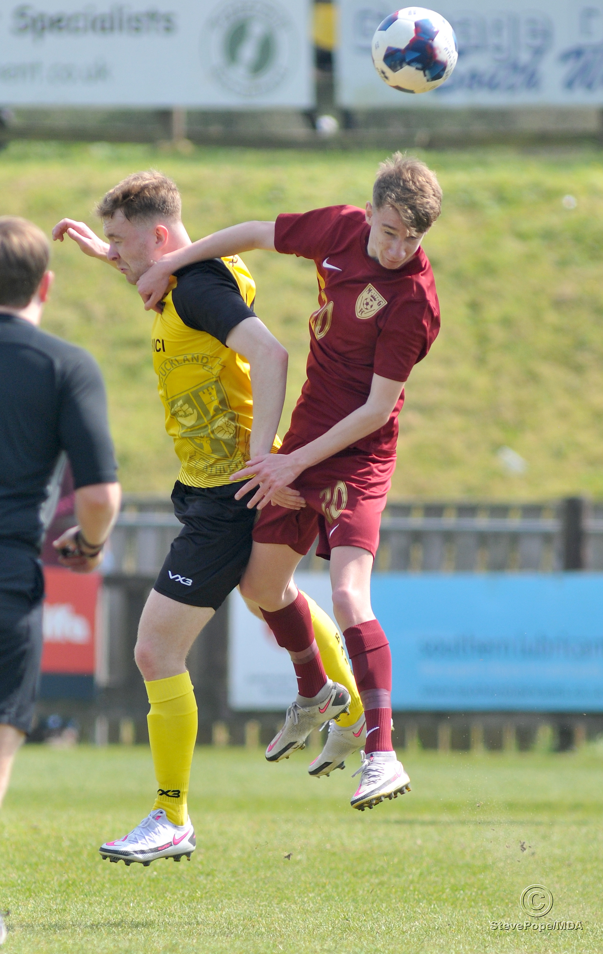 Action from Buckland Athletic Reserves’ 2-0 defeat at home to Mount Gould on Saturday.