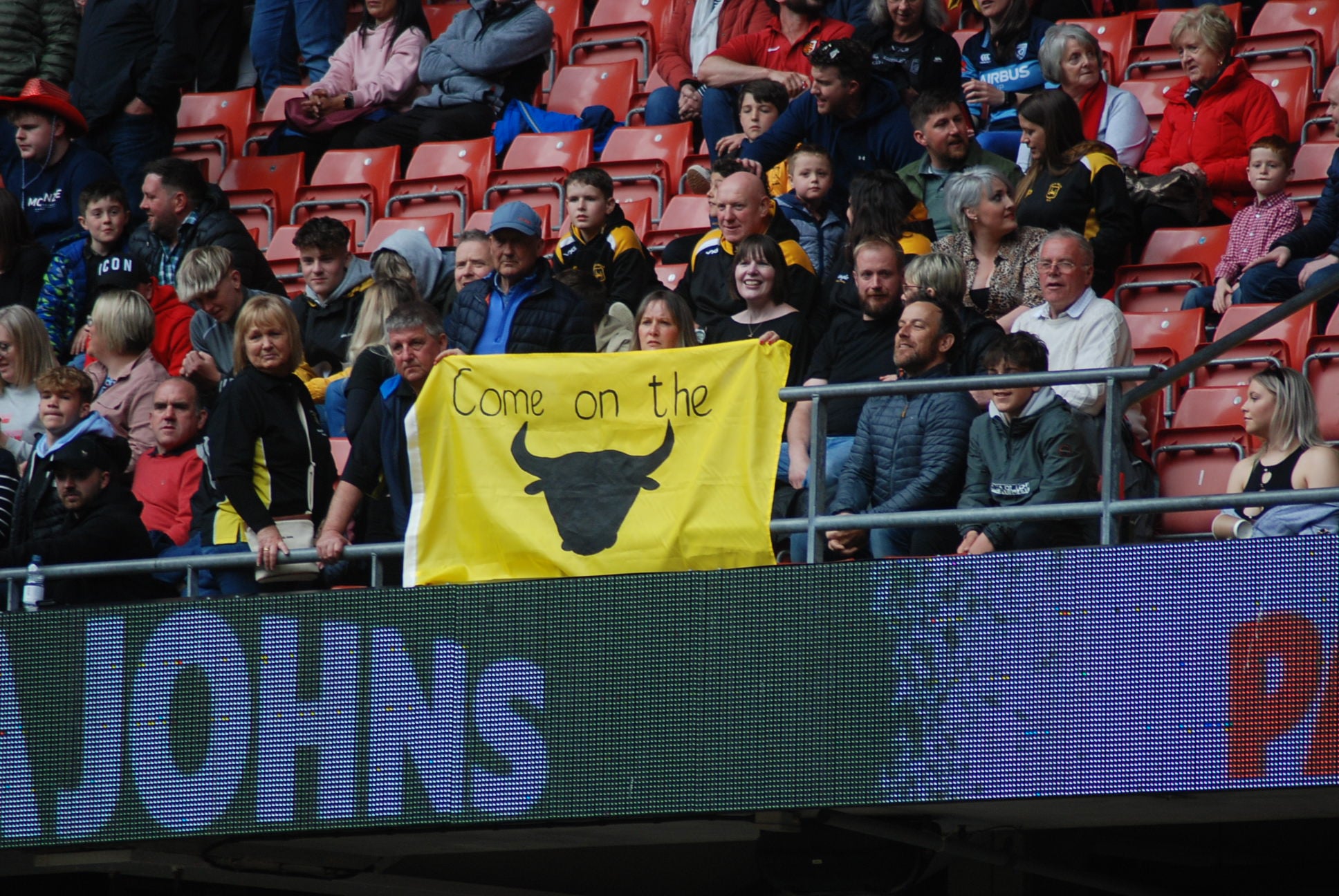 Supporters flocked down from Builth Wells to see their team in action