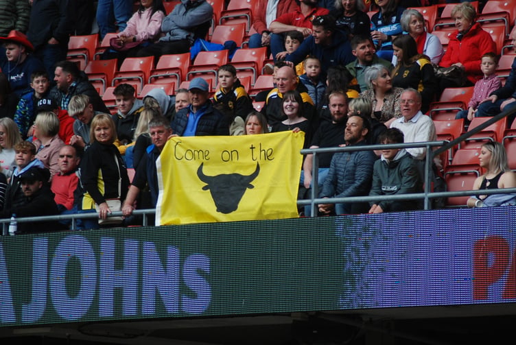 Supporters flocked down from Builth Wells to see their team in action