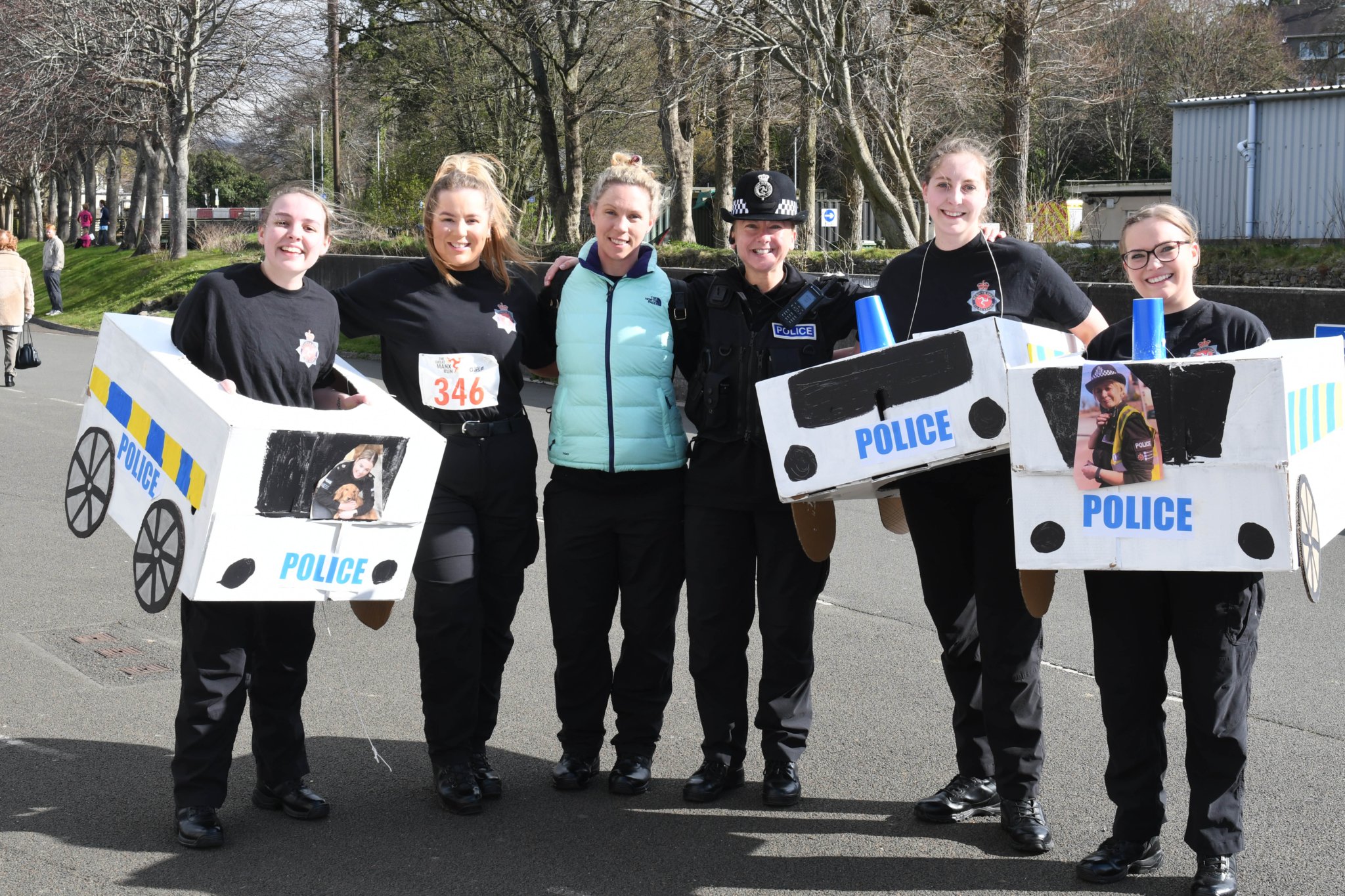 The Great Manx Fun Run around the NSC perimeter track, organised by The Children's Centre and Isle Listen -