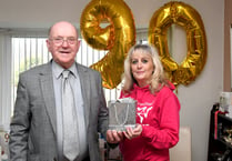 Bert’s 90th birthday celebrations are used to help cancer charity