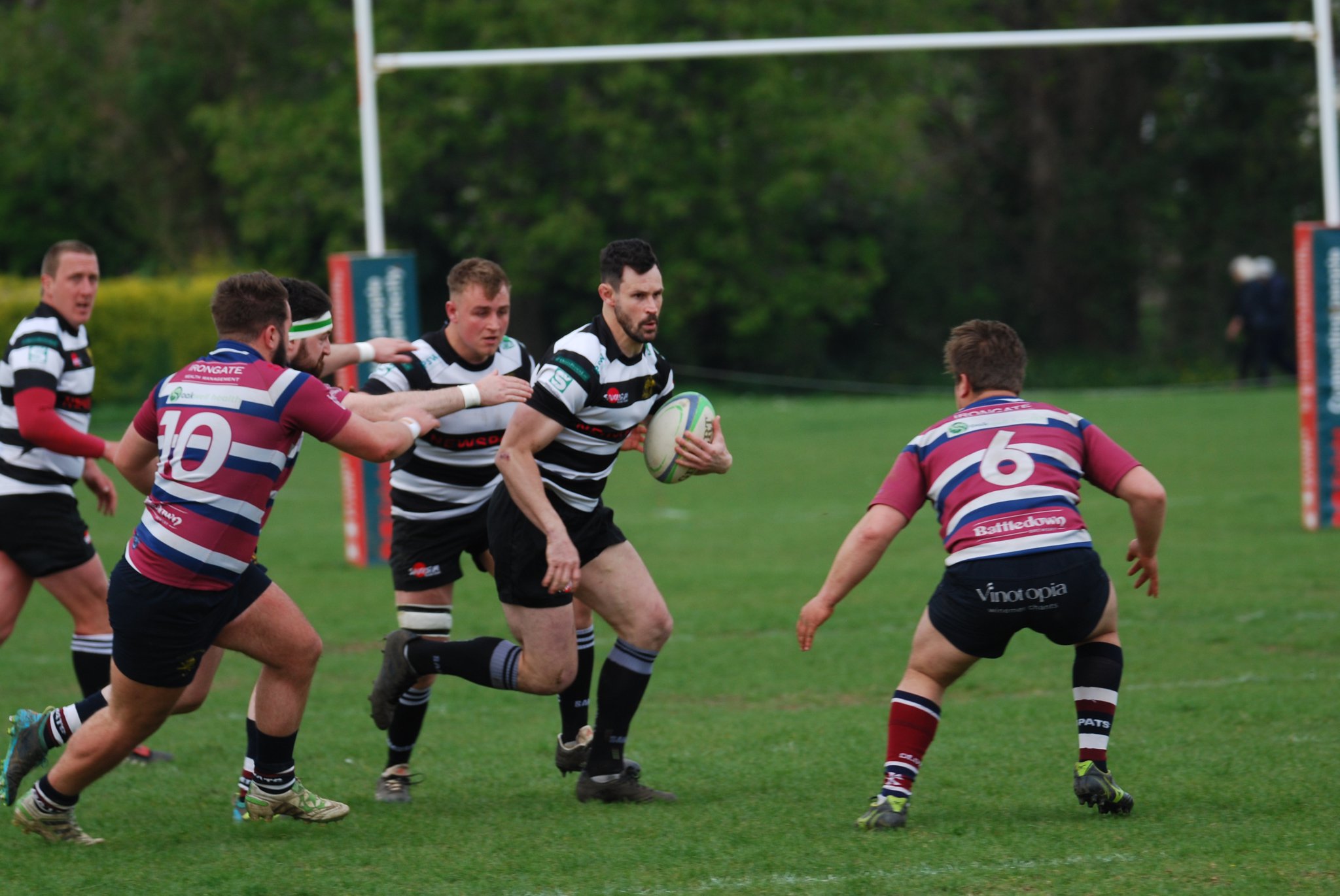Joe McClean scored two tries for Lydney. Pics: Roger Pike