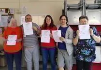 Busy day at the Tenby Project