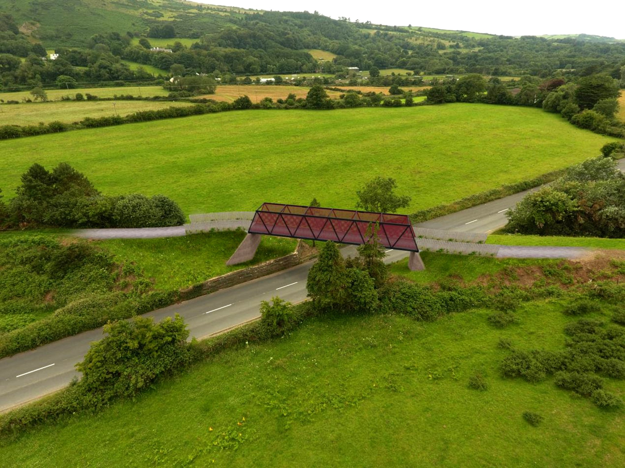 A digital impression of the proposed replacement bridge