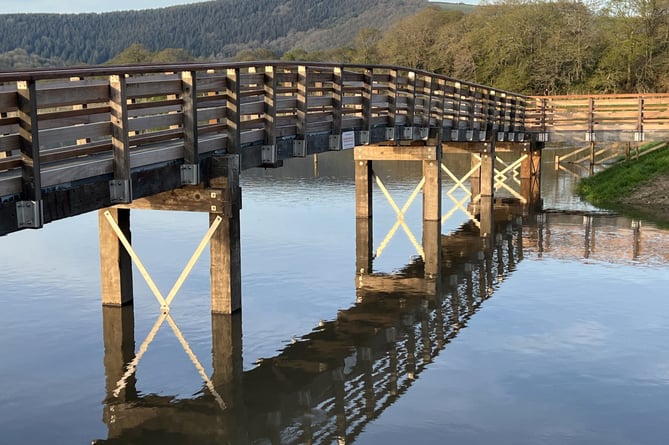 Calstock footbridge 