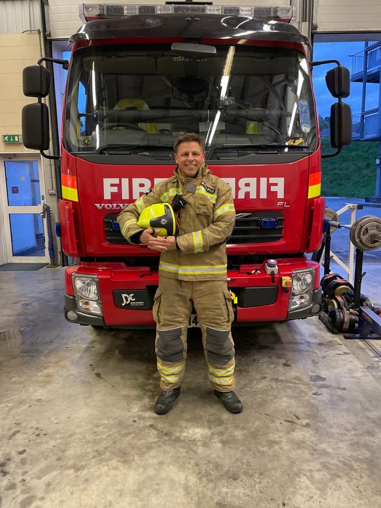 Firefighter Stuart Mills