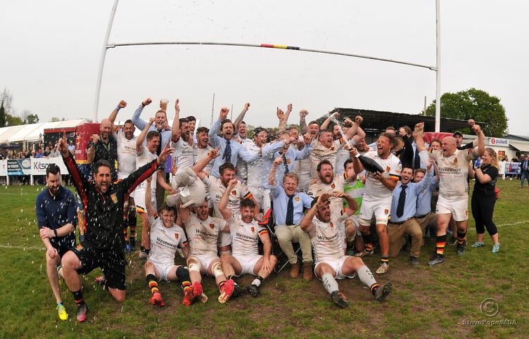 Action from Newton Abbot’s Devon Intermediate Cup final victory over Kingsbridge on Saturday.