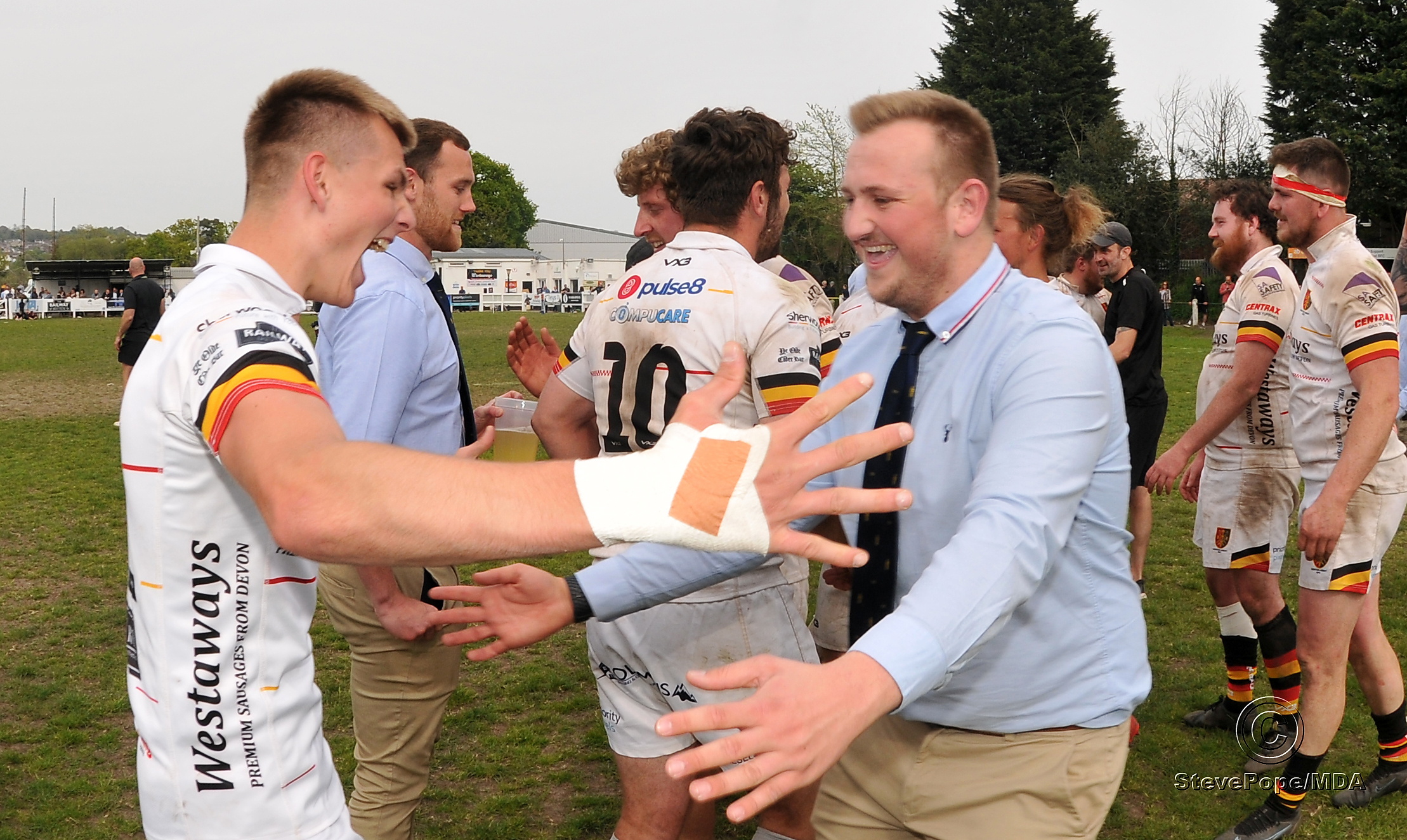 Action from Newton Abbot’s Devon Intermediate Cup final victory over Kingsbridge on Saturday.