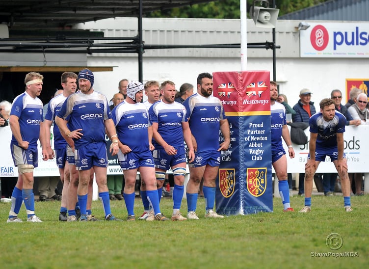 Action from Newton Abbot’s Devon Intermediate Cup final victory over Kingsbridge on Saturday.