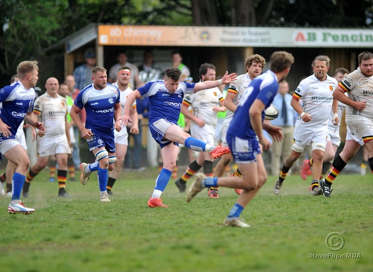 Action from Newton Abbot’s Devon Intermediate Cup final victory over Kingsbridge on Saturday.