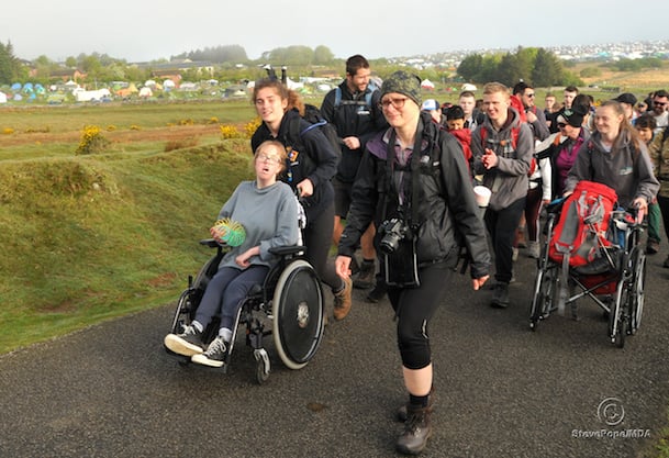 Okehampton Camp, Dartmoor. Start of the 2022 Ten Tors event. Youngsters at the start of Jubilee Challenge .