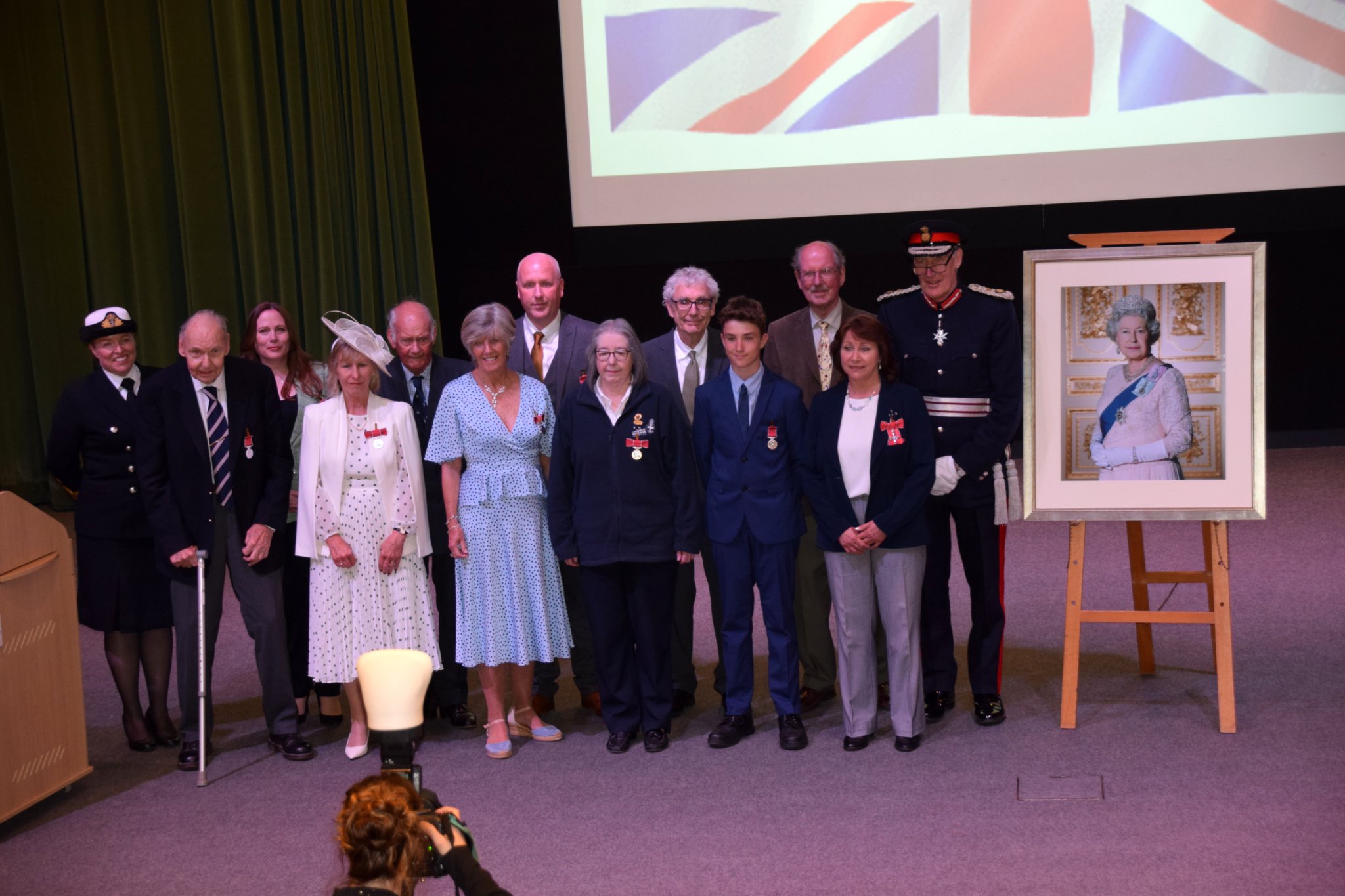 Twelve-year-old Max Woosey was among 11 Devon residents in the Queen’s New Year’s Honours who received MBEs and BEMs from Her Majesty’s representative in Devon, Lord Lieutenant David Fursdon, in a ceremony at the Royal Marines Commando Training Centre in Lympstone.
Picture: LDR service (May 2022)