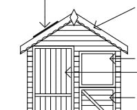 Plans for hireable beach huts at grass area on the promenade