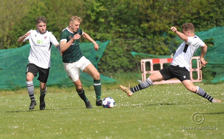 Action from Saturday’s McDonald’s League Cup final between Teignmouth and the University of Exeter.