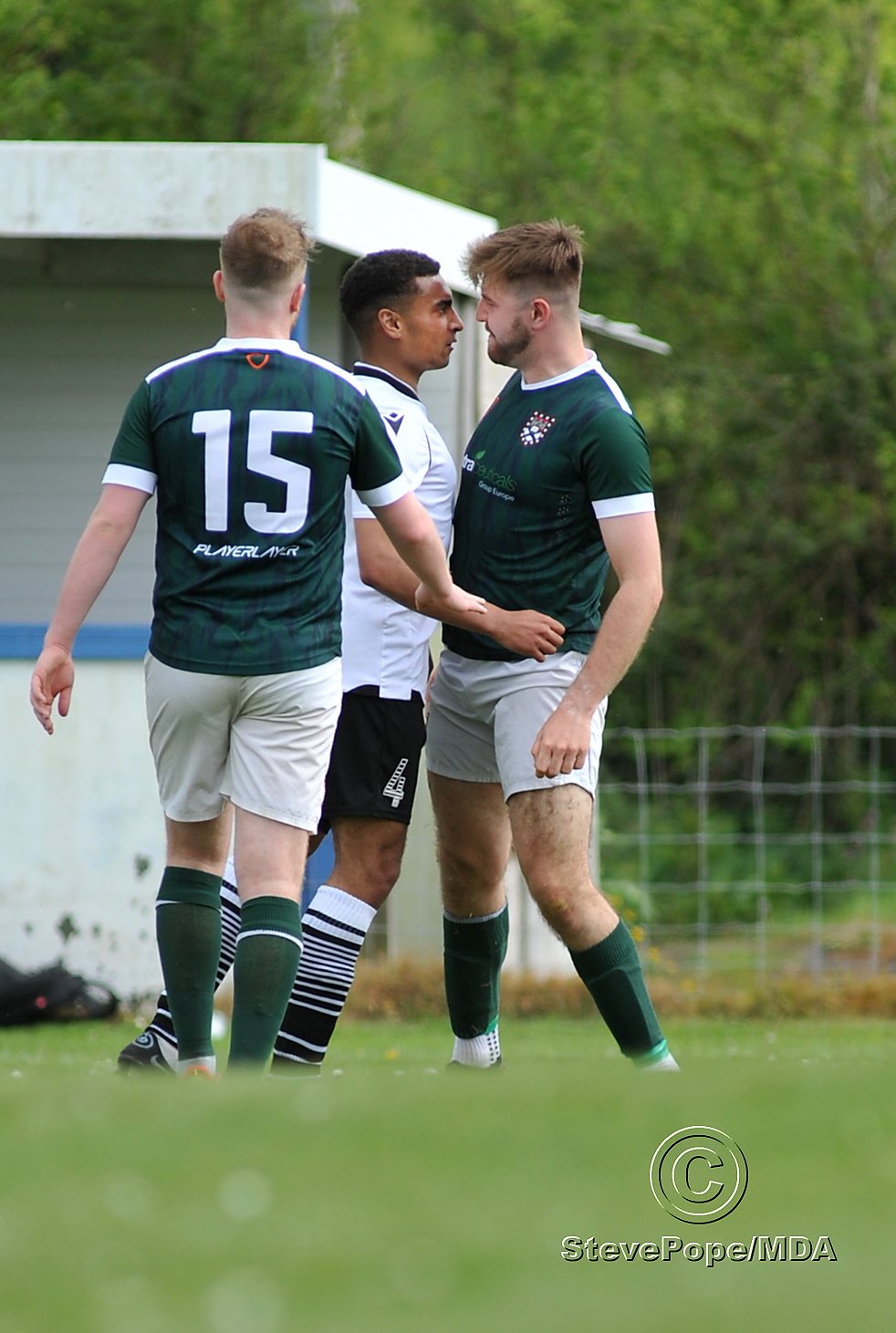 Action from Saturday’s McDonald’s League Cup final between Teignmouth and the University of Exeter.