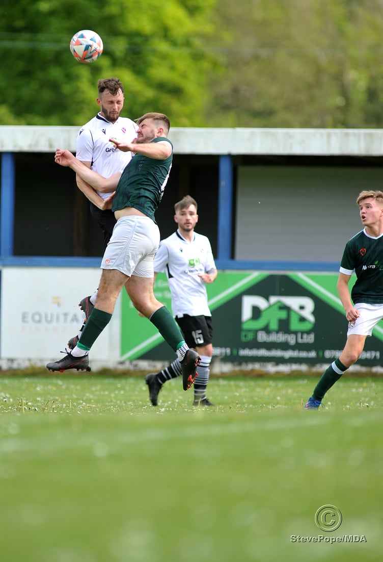 Action from Saturday’s McDonald’s League Cup final between Teignmouth and the University of Exeter.